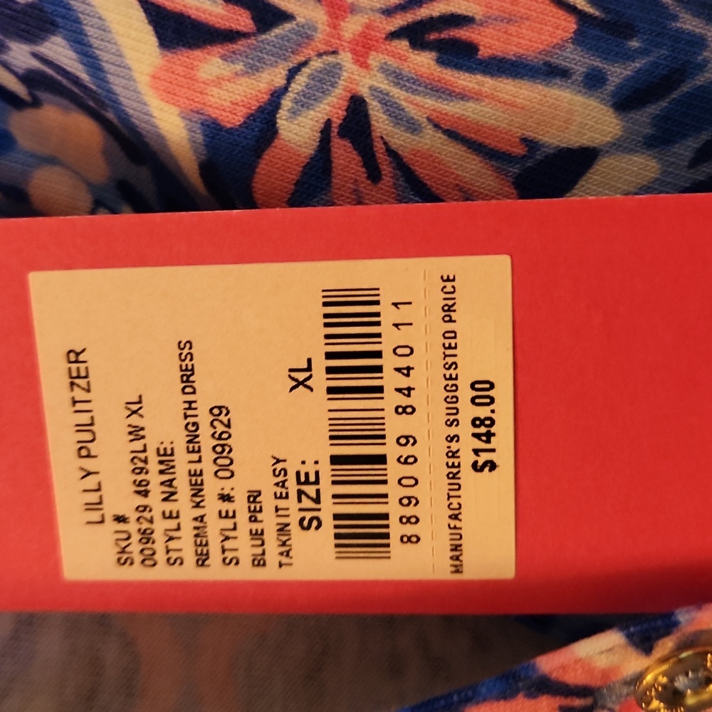 Lilly Pulitzer Reema Knee Length Dress. - Picture 2 of 3
